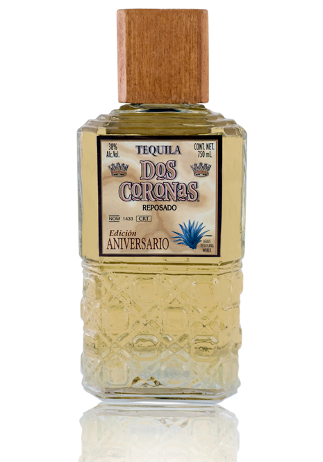 TEQUILA REPOSADO "DOS CORONAS" EDICIÓN ANIVERSARIO